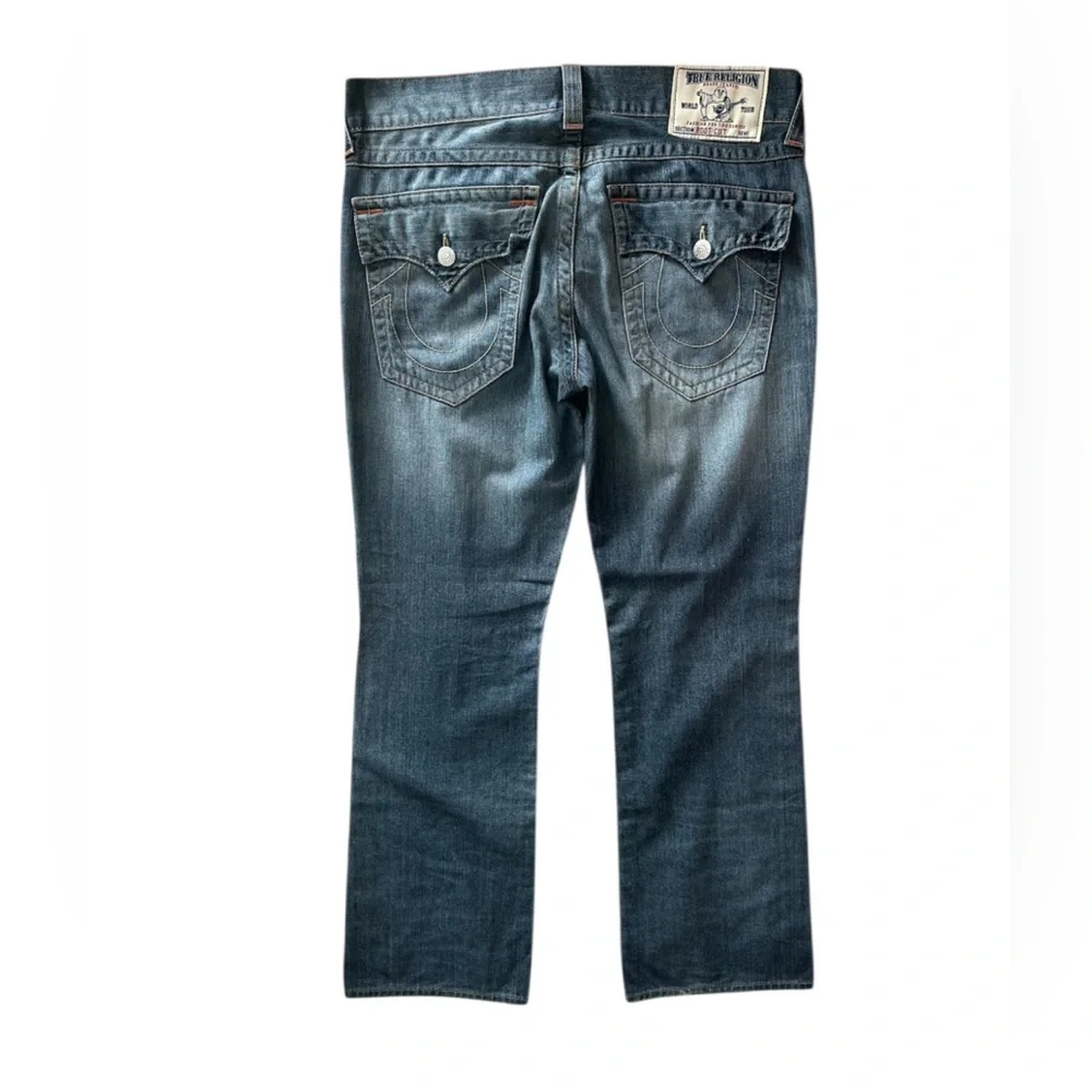True Religion Men's Billy Bootcut Jeans - medium indigo Blue